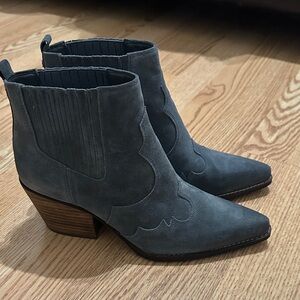 Sam Edelman Blue Ankle Boots